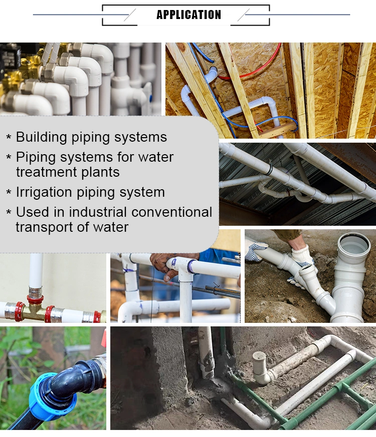 Factory Wholesale Custom Size Internal and External Thread Into Copper Pipe Plastic CPVC Pipes and Fittings