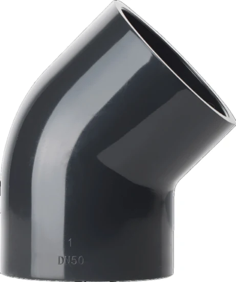 Accesorio de extremo de tubería de plástico premium Accesorios de tubería de presión UPVC para suministro de agua Estándar DIN 1.0MPa con junta de anillo de goma